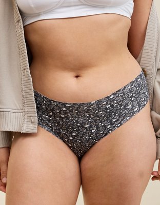 Superchill No Show Cotton Rib Mid Rise Thong Underwear