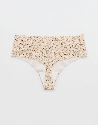 Superchill No Show Cotton Mid Rise Thong Underwear 