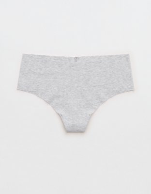 Superchill No Show Cotton Rib Mid Rise Thong Underwear