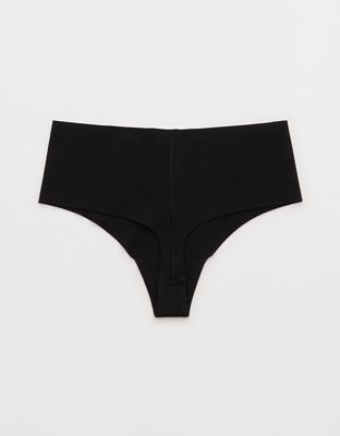 Superchill No Show Cotton Rib Mid Rise Thong Underwear