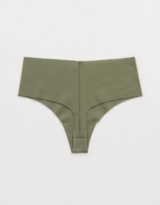 Superchill No Show Cotton Mid Rise Thong Underwear