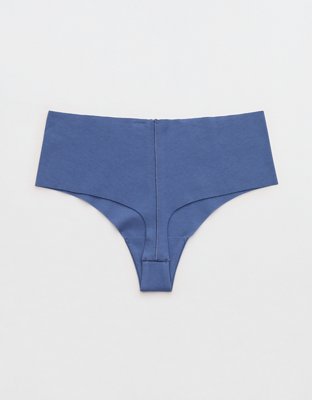 Superchill No Show Cotton Mid Rise Thong Underwear