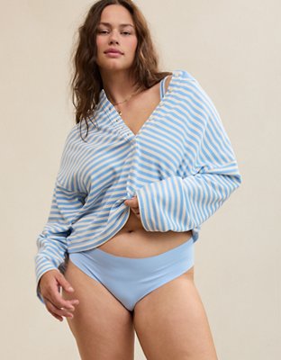 Superchill No Show Cotton Mid Rise Thong Underwear