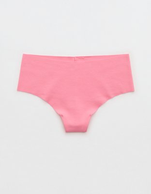 Superchill No Show Cotton Rib Mid Rise Thong Underwear