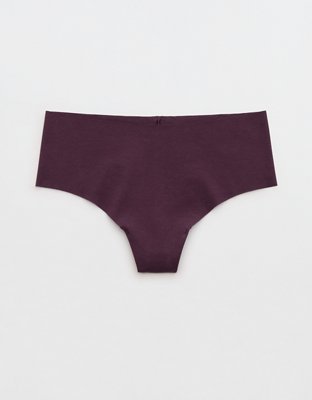 Superchill No Show Cotton Rib Mid Rise Thong Underwear