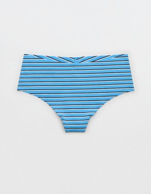 Superchill No Show Cotton Rib Mid Rise Thong Underwear