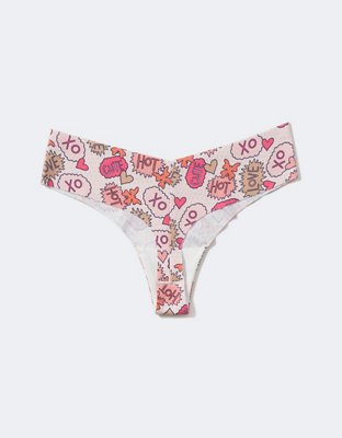 Aerie No Show Cotton Thong Underwear