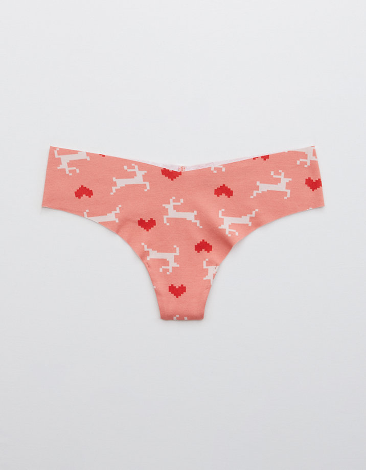 Aerie No Show Cotton Thong Underwear