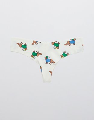 Aerie No Show Thong Underwear