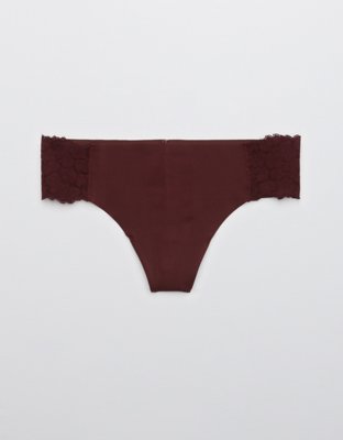 Aerie Leopard No Show Cheeky Underwear