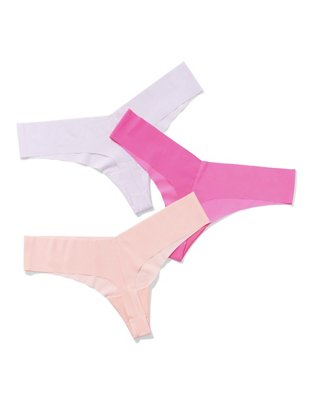 Aerie No Show Thong Underwear 3-Pack