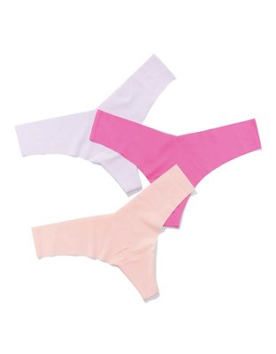 Aerie No Show Thong Underwear 3-Pack