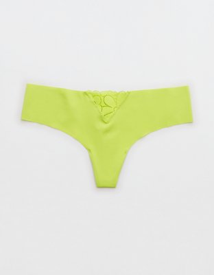 Aerie Animal Lace Thong Underwear