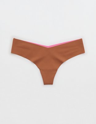 Aerie No Show Holiday Thong Underwear 5-Pack