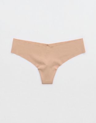 Victoria's Secret Seamless No Show Panties (L, Tan) 