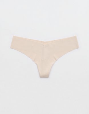 NWT AMERICAN EAGLE AERIE PINK NO SHOW THONG UNDIE PANTY SIZE SMALL