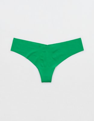 Aerie SMOOTHEZ Microfiber Mesh Thong Underwear