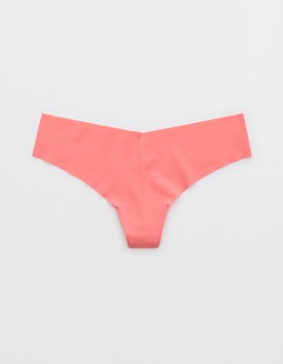 NWT AMERICAN EAGLE AERIE PINK NO SHOW THONG UNDIE PANTY SIZE SMALL