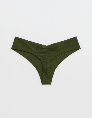 SMOOTHEZ Lace No Show Thong Underwear