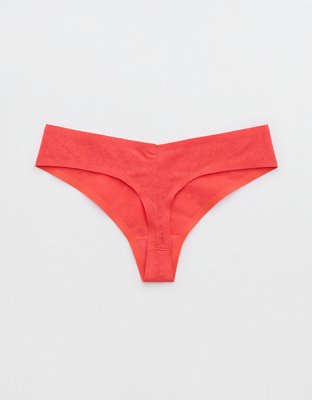 SMOOTHEZ Lace No Show Thong Underwear