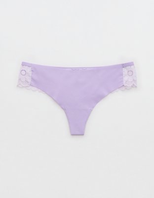 Victoria's Secret Lilac Purple Smooth No Show Thong Knickers