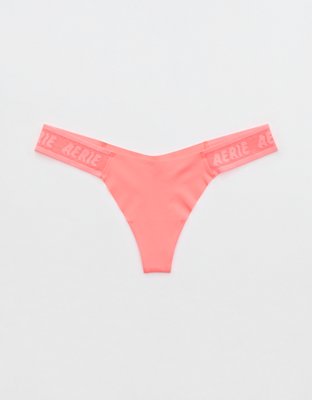 SMOOTHEZ No Show Thong Underwear Women's Soft Satin M - Yahoo Shopping