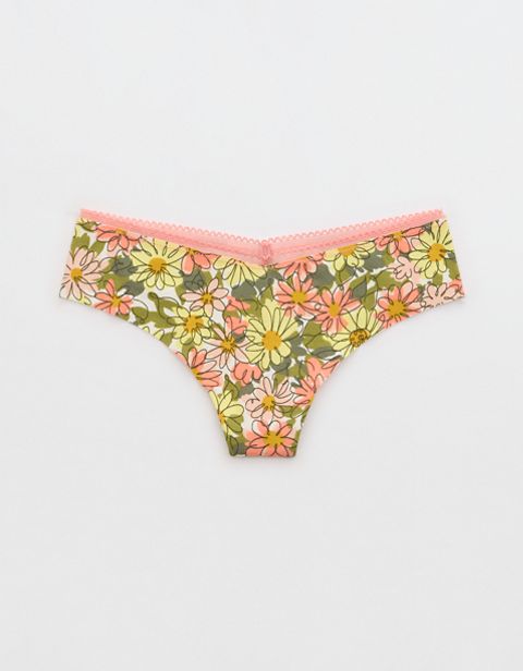 Трусы-стринги Superchill No Picot, хлопок — Aerie