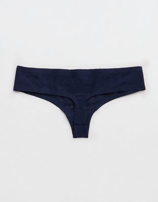 SMOOTHEZ No Show Lace Thong Underwear