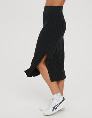OFFLINE By Aerie OG Groove Midi Skirt