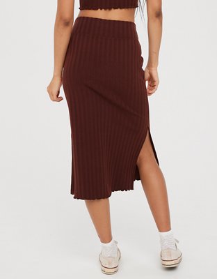 OFFLINE By Aerie OG Groove Midi Skirt