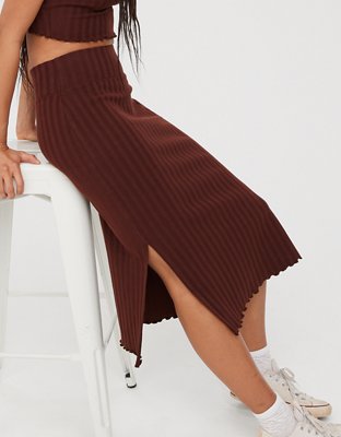 OFFLINE By Aerie OG Groove Midi Skirt