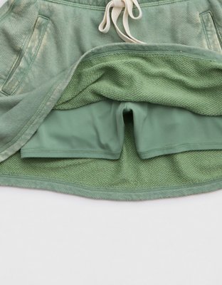 OFFLINE By Aerie Keep It 100 Terry Mini Skirt