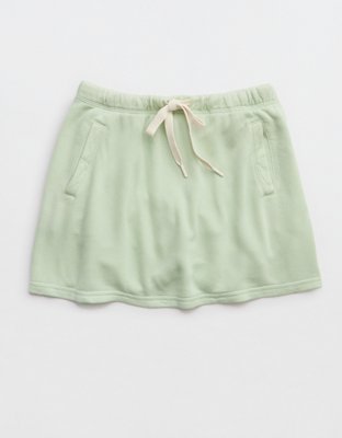 OFFLINE By Aerie Keep It 100 Terry Mini Skirt
