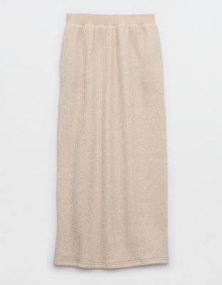 OFFLINE By Aerie Coffee Run Maxi Skirt