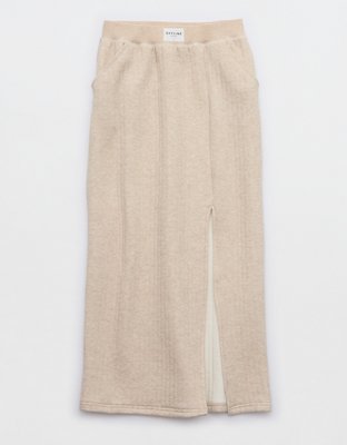 OFFLINE By Aerie Coffee Run Maxi Skirt