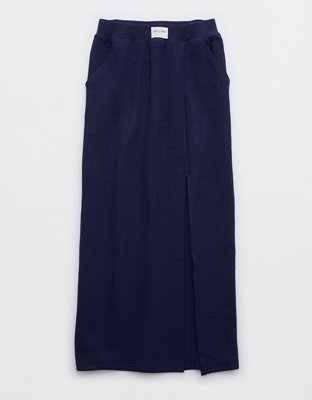 OFFLINE By Aerie Coffee Run Maxi Skirt