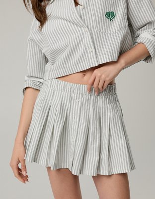 OFFLINE By Aerie Oxford Mini Skirt