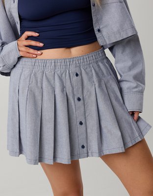OFFLINE By Aerie Oxford Mini Skirt
