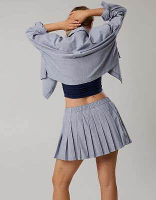 OFFLINE By Aerie Oxford Mini Skirt