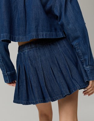 OFFLINE By Aerie Oxford Mini Skirt