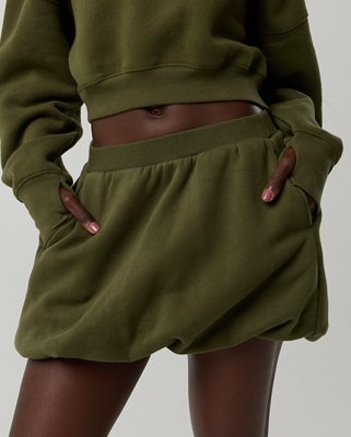 OFFLINE By Aerie Cloud Fleece Bubble Skort 