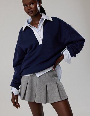 OFFLINE By Aerie ChillUp Cotton Pleated Skort