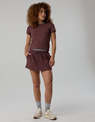 OFFLINE By Aerie Weekend Away Layered Waistband Skort