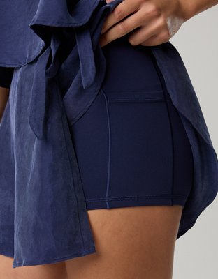 OFFLINE By Aerie You're So Smooth Wrap Skirt