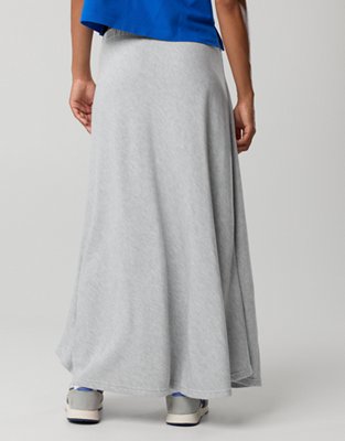 OFFLINE By Aerie Keep It 100 Terry Maxi Skirt