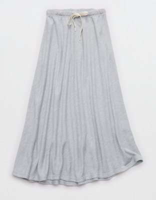 OFFLINE By Aerie Keep It 100 Terry Maxi Skirt