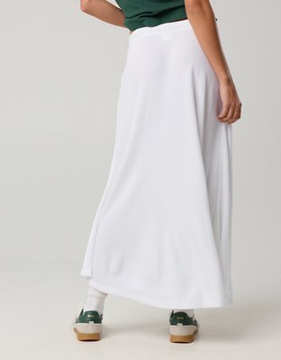 OFFLINE By Aerie Keep It 100 Terry Maxi Skirt