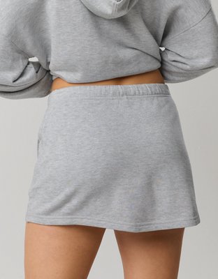 OFFLINE By Aerie Keep It 100 Terry Mini Skirt