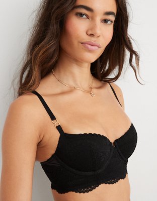 Aerie Real Power Paisley Lace Balconette Bra