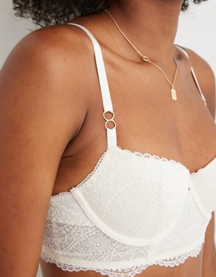 Aerie Real Power Paisley Lace Balconette Bra
